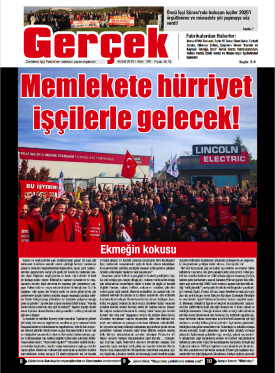 Gerçek Gazetesi Sayı 185 - Şubat 2025