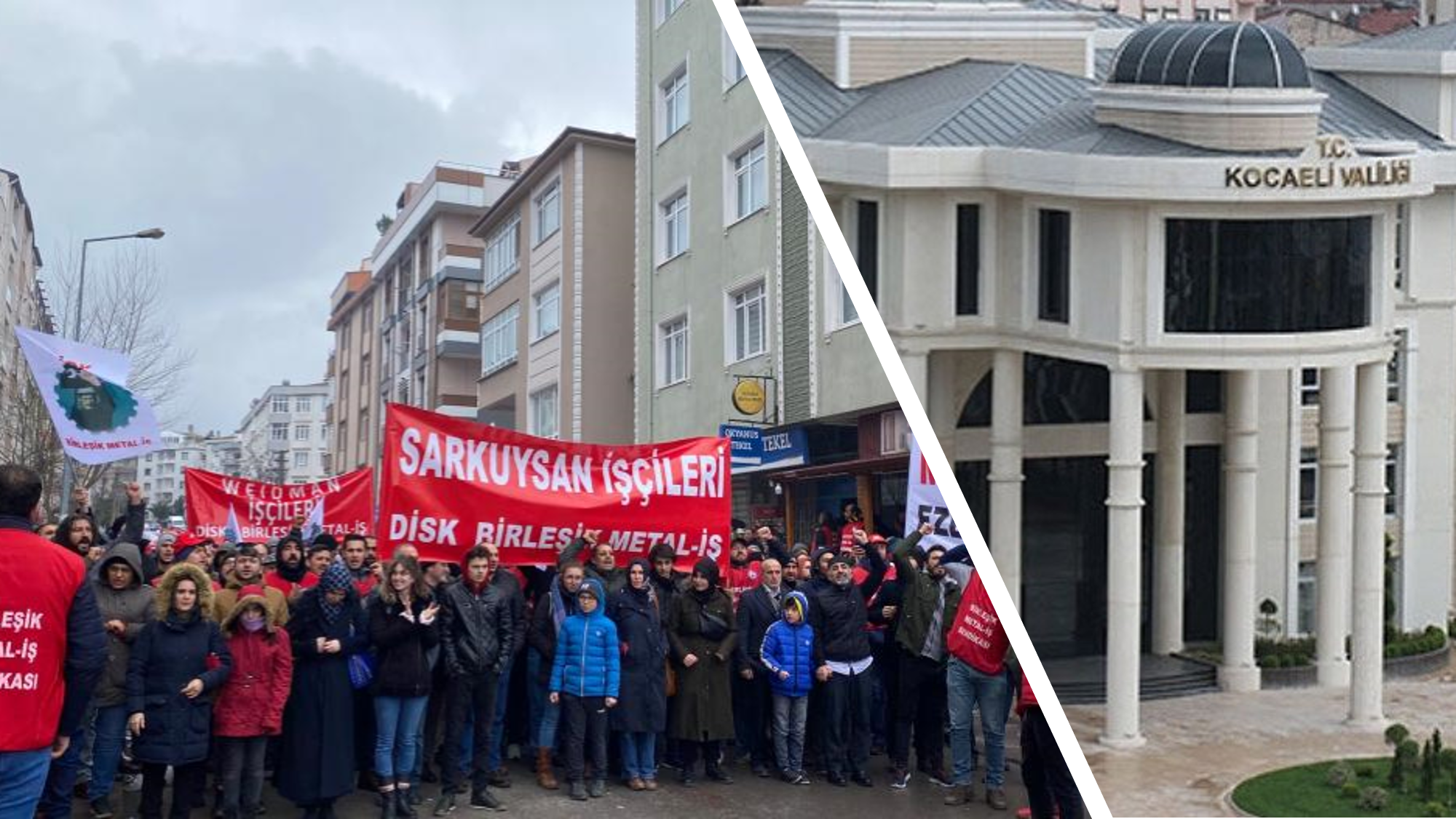 İşçiler iş bıraktı, valilik önce yasakladı sonra geri adım attı!