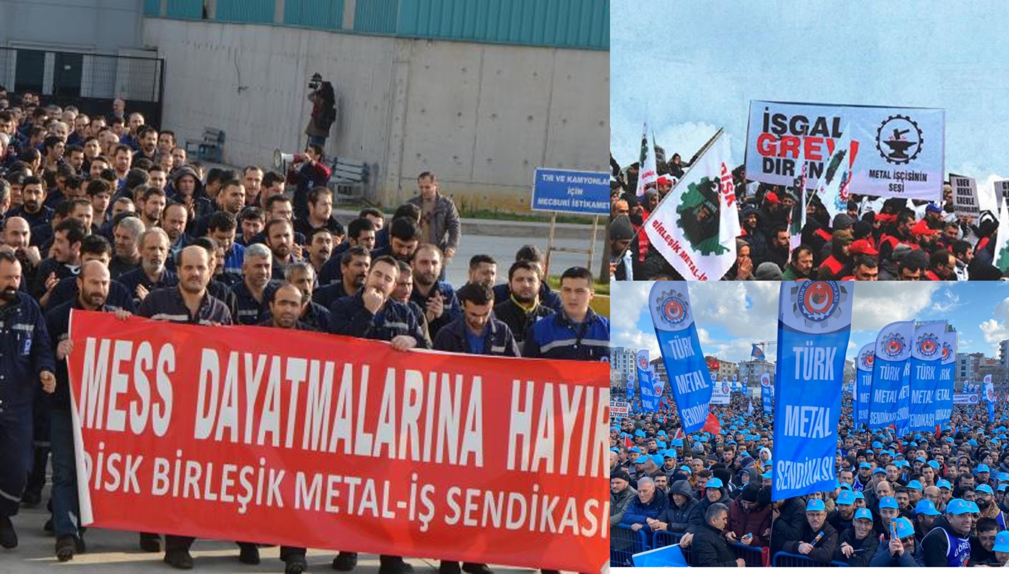 Metal işçileri ekmek ve hürriyeti savunuyor! Ayrı gayrı demeden birleşip MESS’i ezme zamanı!