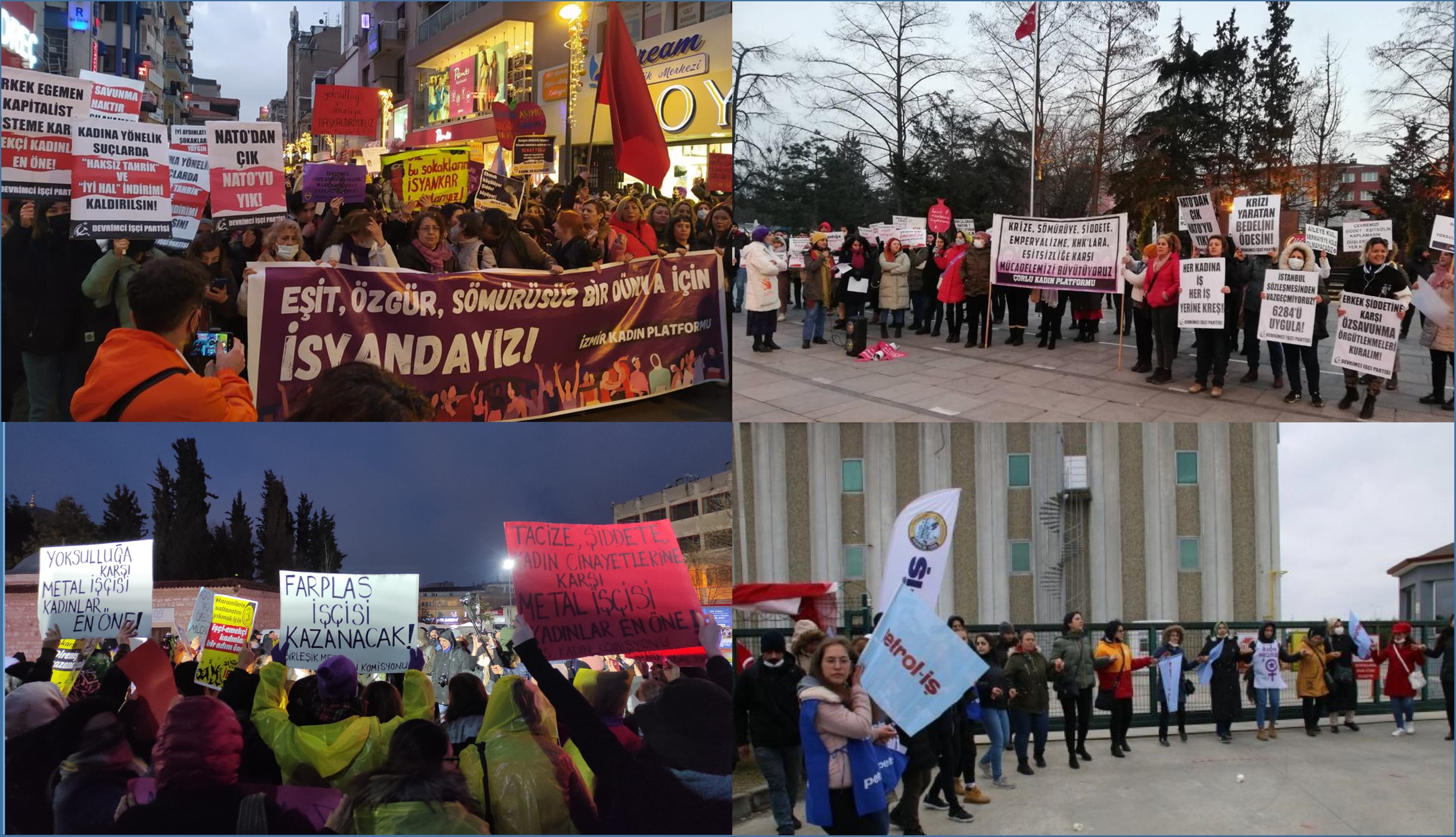 8 Mart’ta emekçi kadınlar en önde!