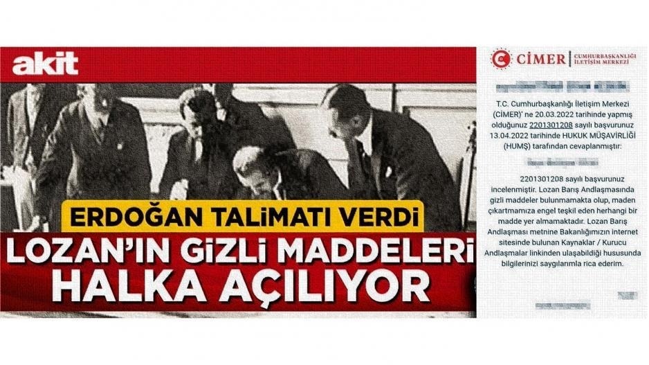 Lozan’ın 100. yılı geçti: Gizli maddeler yok ama AKP’nin emperyalistlerle işbirliği ayan beyan ortada