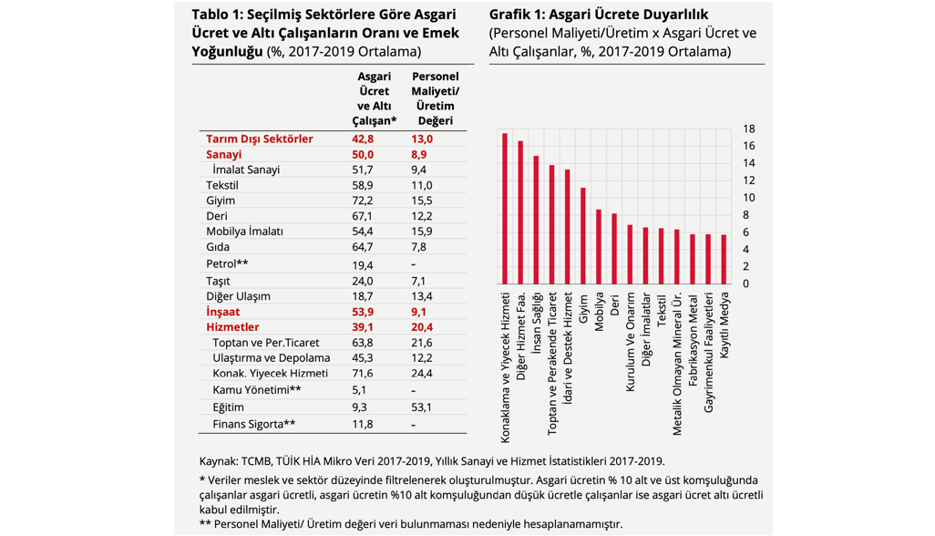 Asgari Ücretli Çalışan Oranı