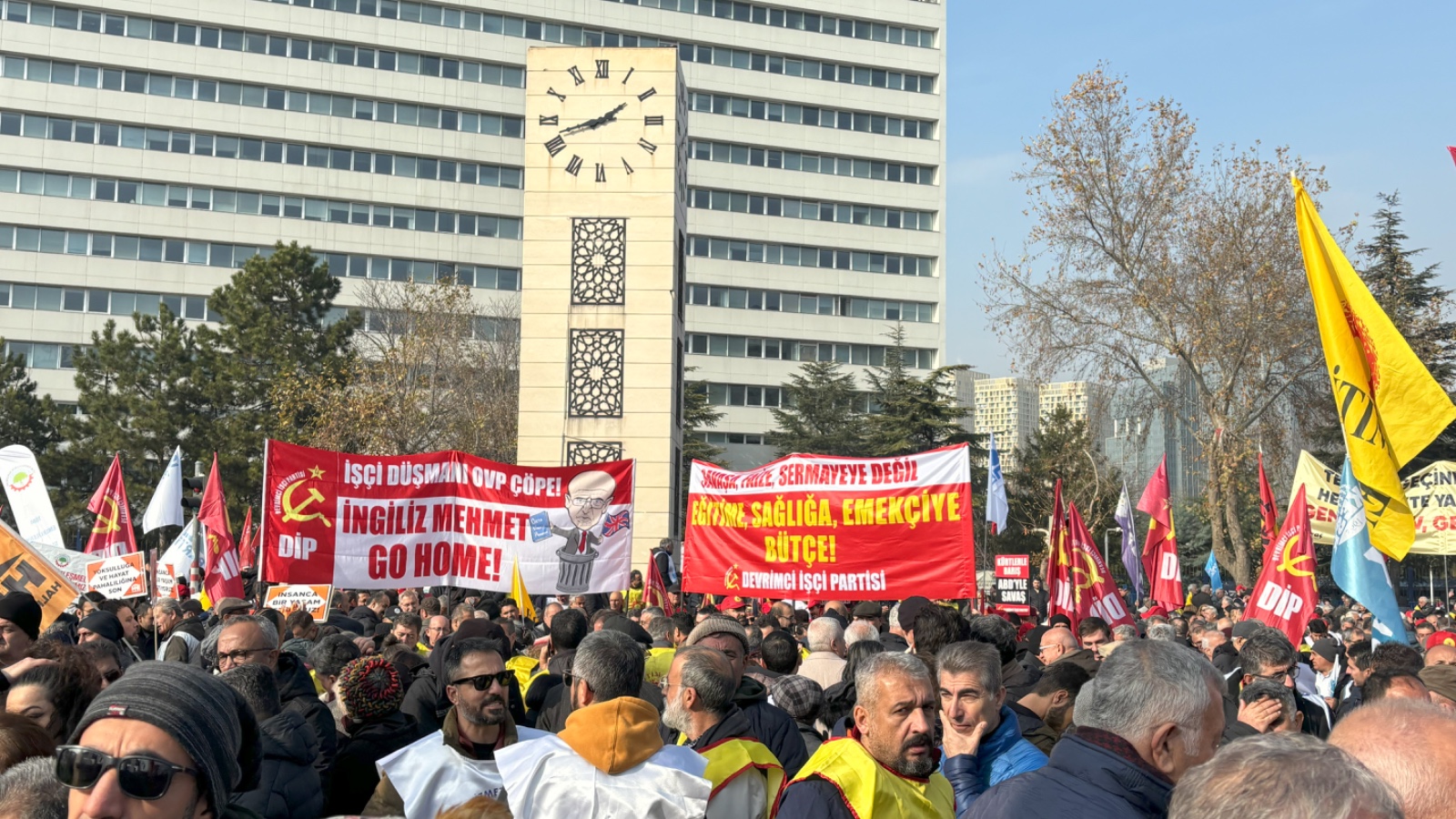 Kamu emekçileri Ankara’dan haykırdı: Bütçeden payımızı istiyoruz!