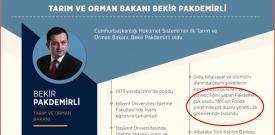 İşçinin ekonomisi: Kanadalı gıda tekelinin danışmanı Türkiye’ye Tarım Bakanı olursa